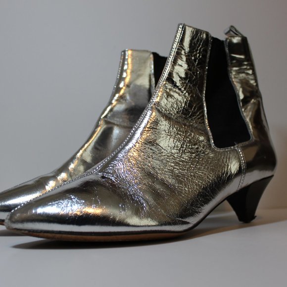 ISABEL MARANT Dawell Pointed Toe Ankle Boots - Picture 14 of 15